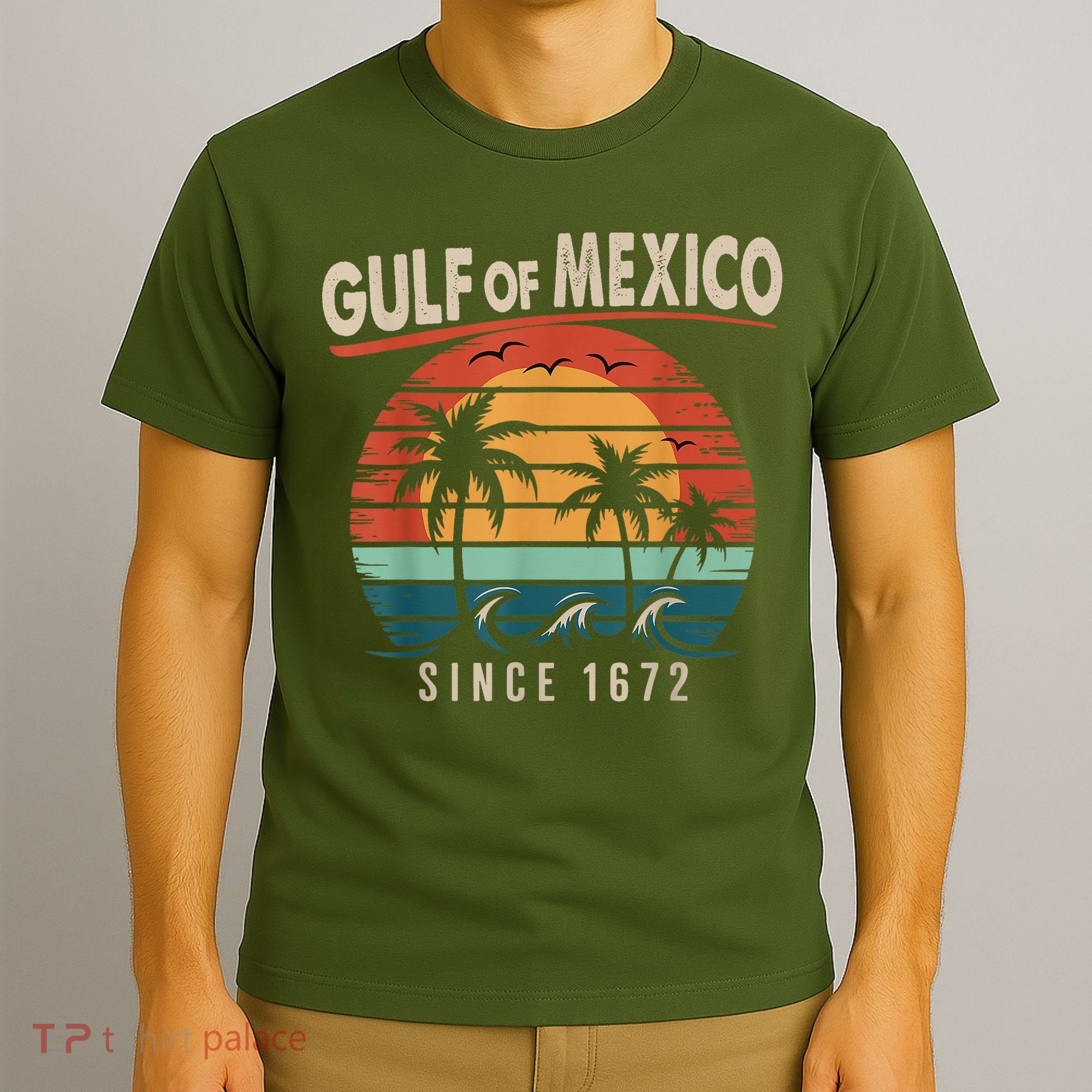 Gulf Of Mexico Vintage Gulf Of Mexico Since 1672 T-Shirt