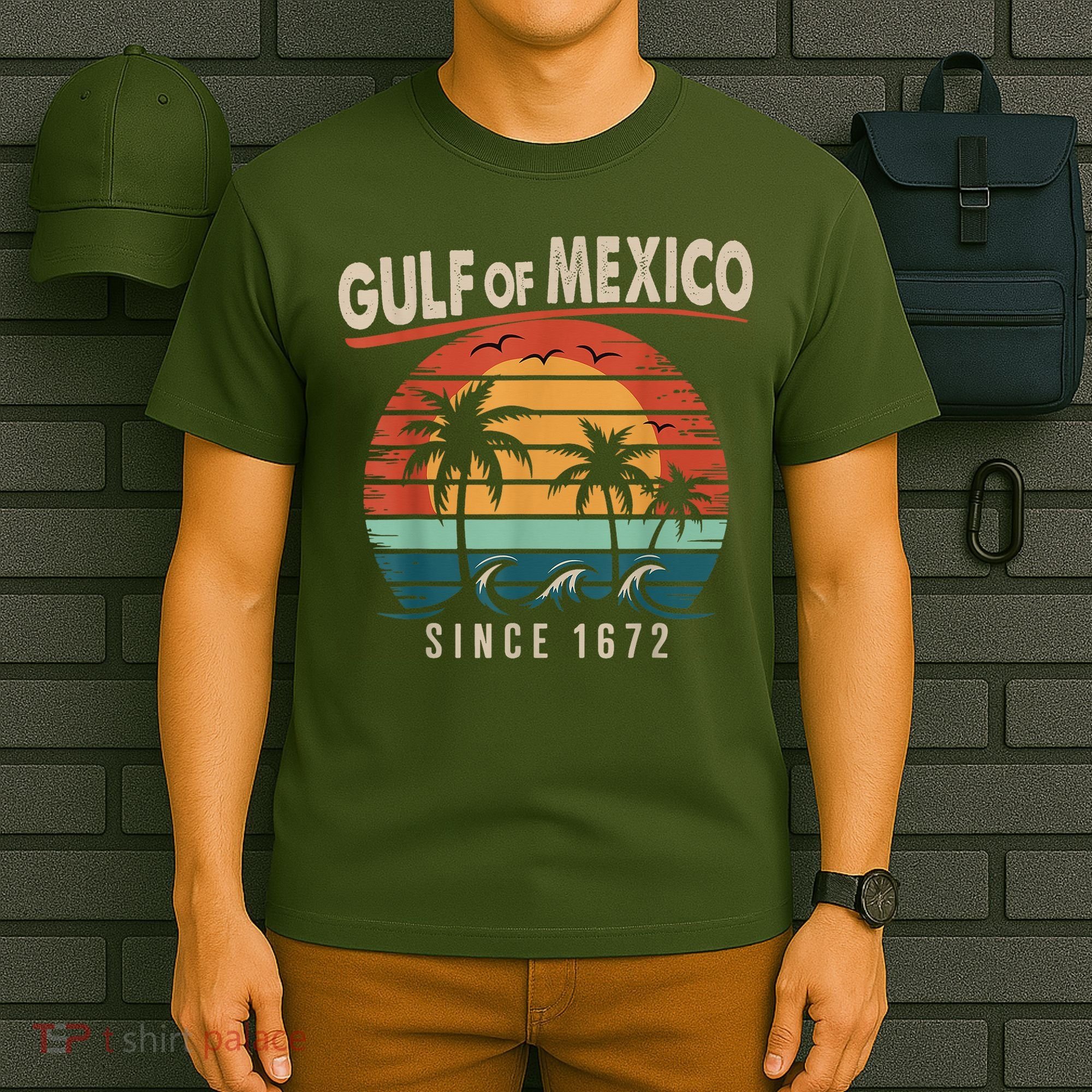 Gulf Of Mexico Vintage Gulf Of Mexico Since 1672 T-Shirt