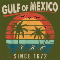 Gulf Of Mexico Vintage Gulf Of Mexico Since 1672 T-Shirt thumb 7