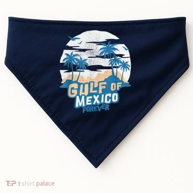 Gulf Of Mexico Forever USA-Made Doggie Bandana