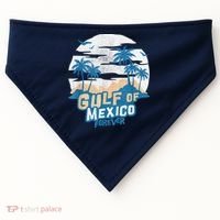 Gulf Of Mexico Forever USA-Made Doggie Bandana thumb 0