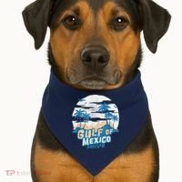 Gulf Of Mexico Forever USA-Made Doggie Bandana thumb 1
