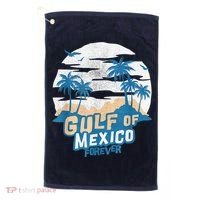 Gulf Of Mexico Forever Golf Towel thumb 0