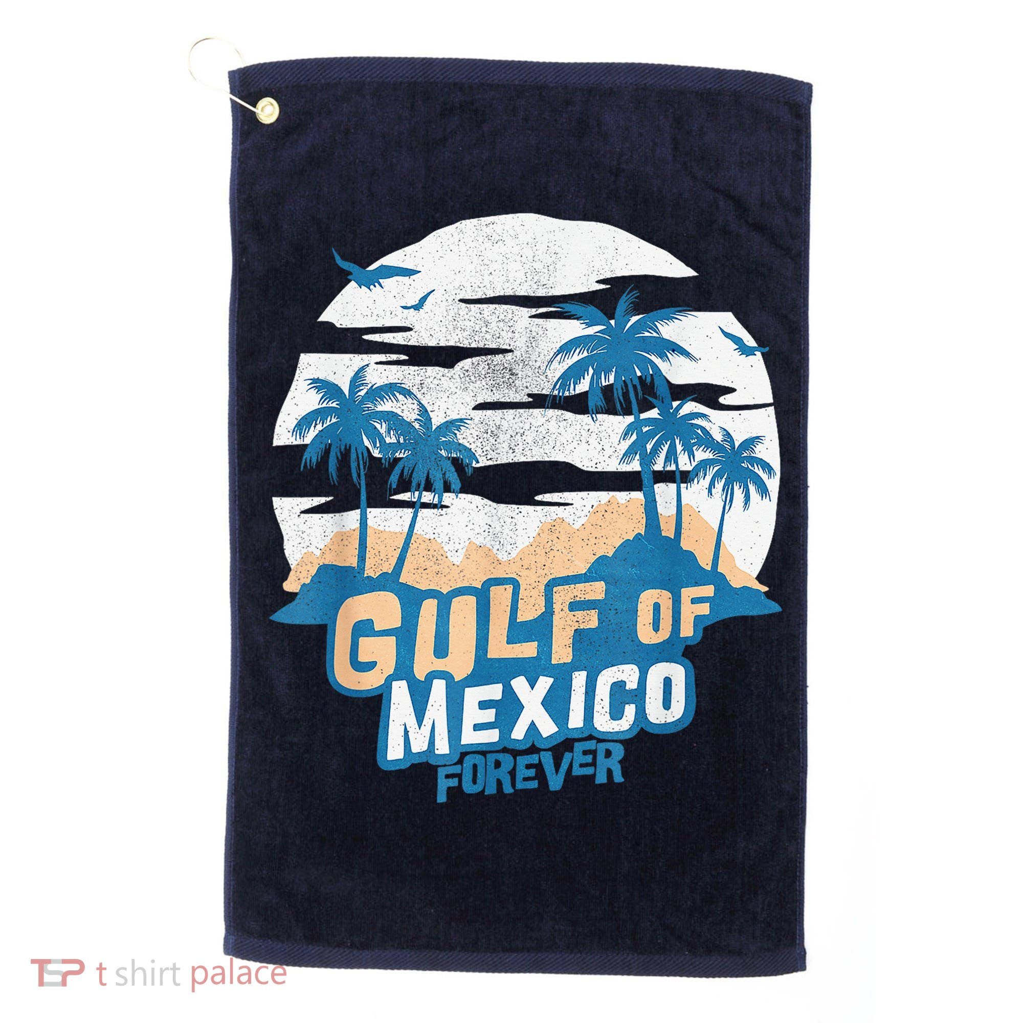 Gulf Of Mexico Forever Golf Towel