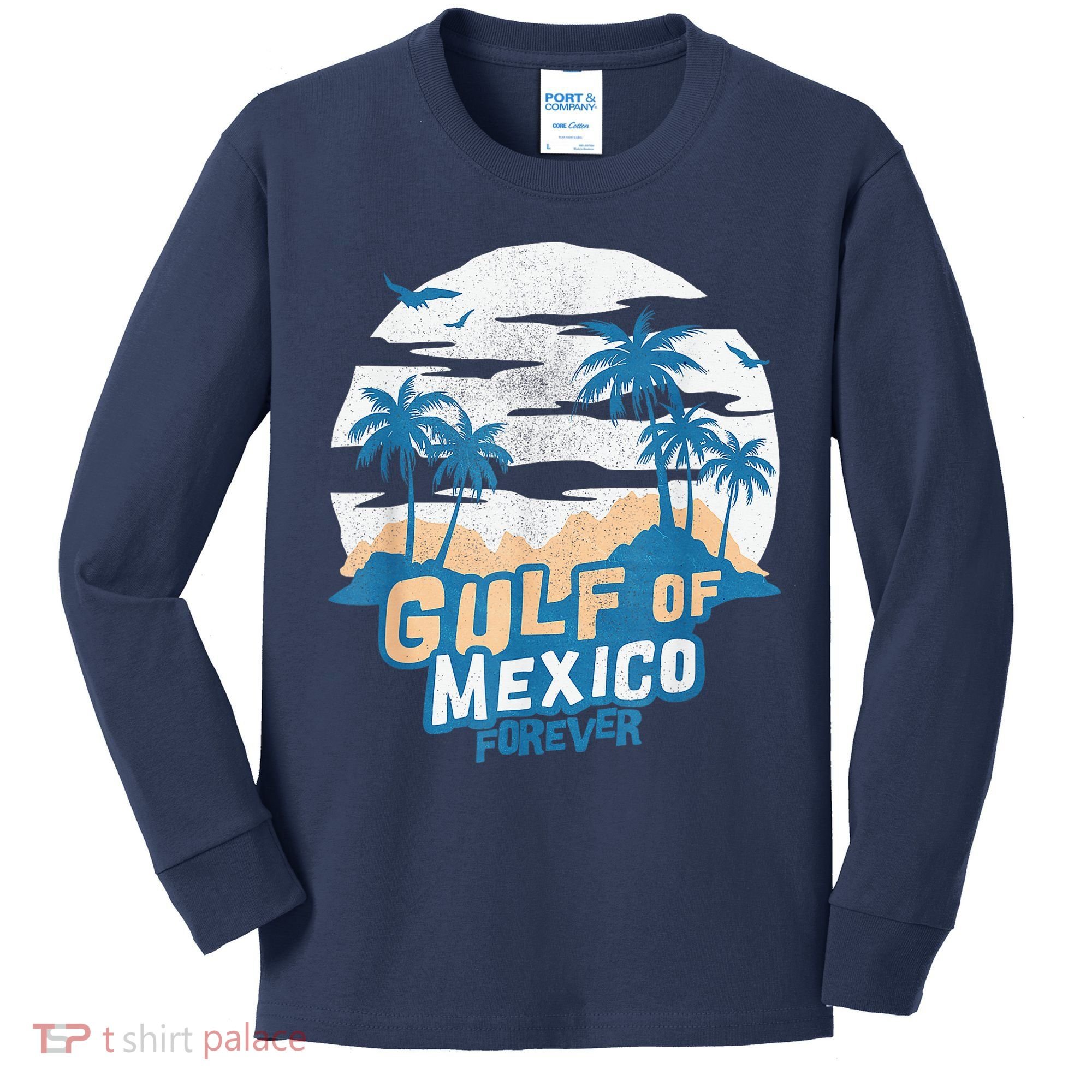 Gulf Of Mexico Forever Kids Long Sleeve Shirt