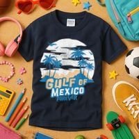 Gulf Of Mexico Forever Kids T-Shirt thumb 3