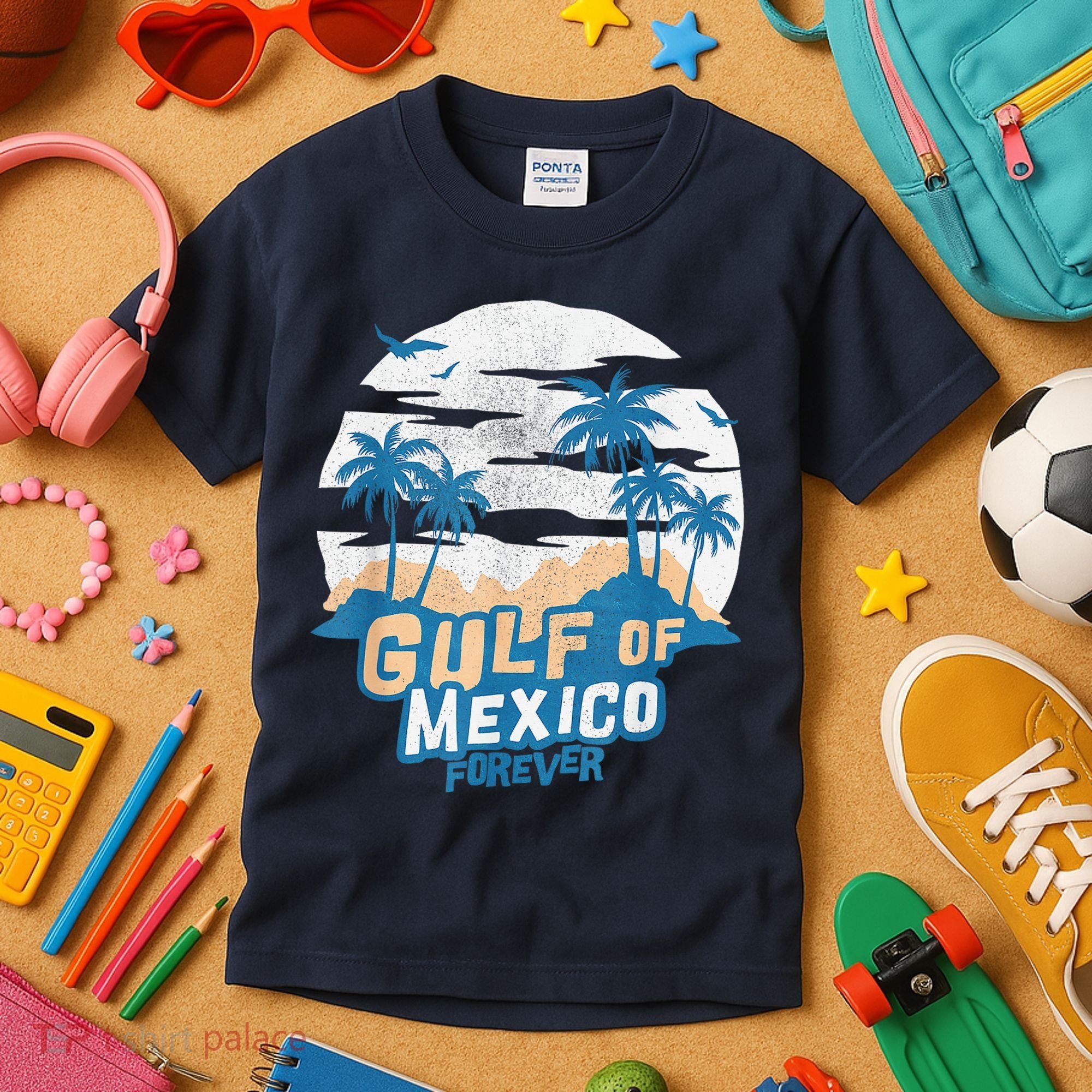Gulf Of Mexico Forever Kids T-Shirt
