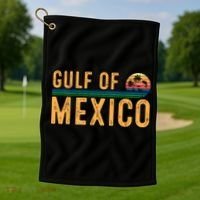 Gulf Of Mexico Forever Golf Towel thumb 1