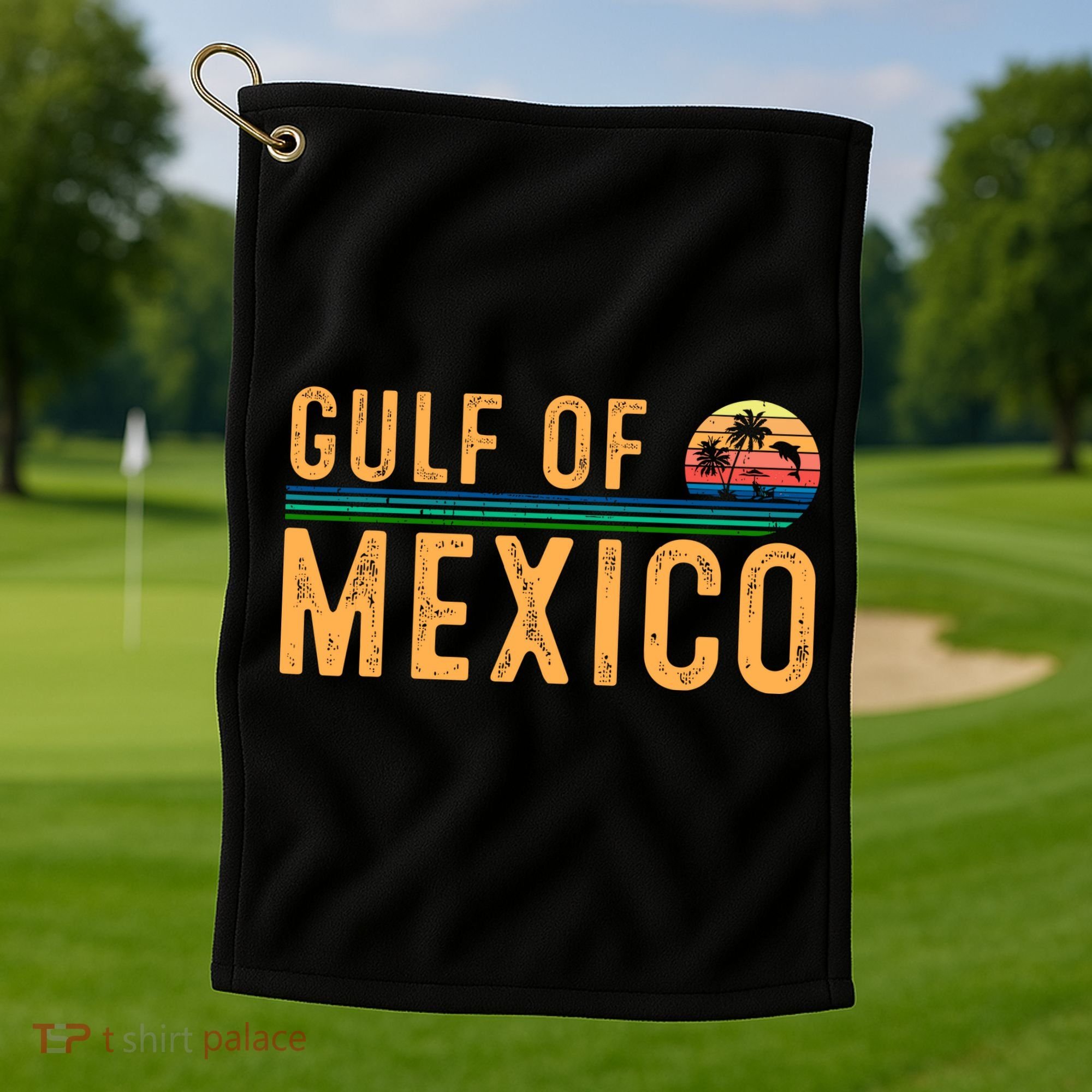 Gulf Of Mexico Forever Golf Towel