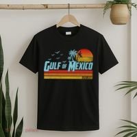 Gulf Of Mexico Est 1550 Retro Vintage Beach T-Shirt thumb 2
