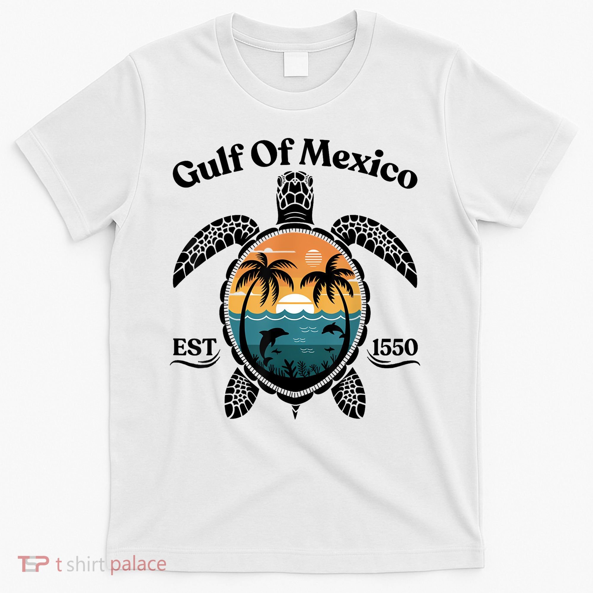 Gulf Of Mexico Turtle Est 1550 Gulf Of Mexico T-Shirt