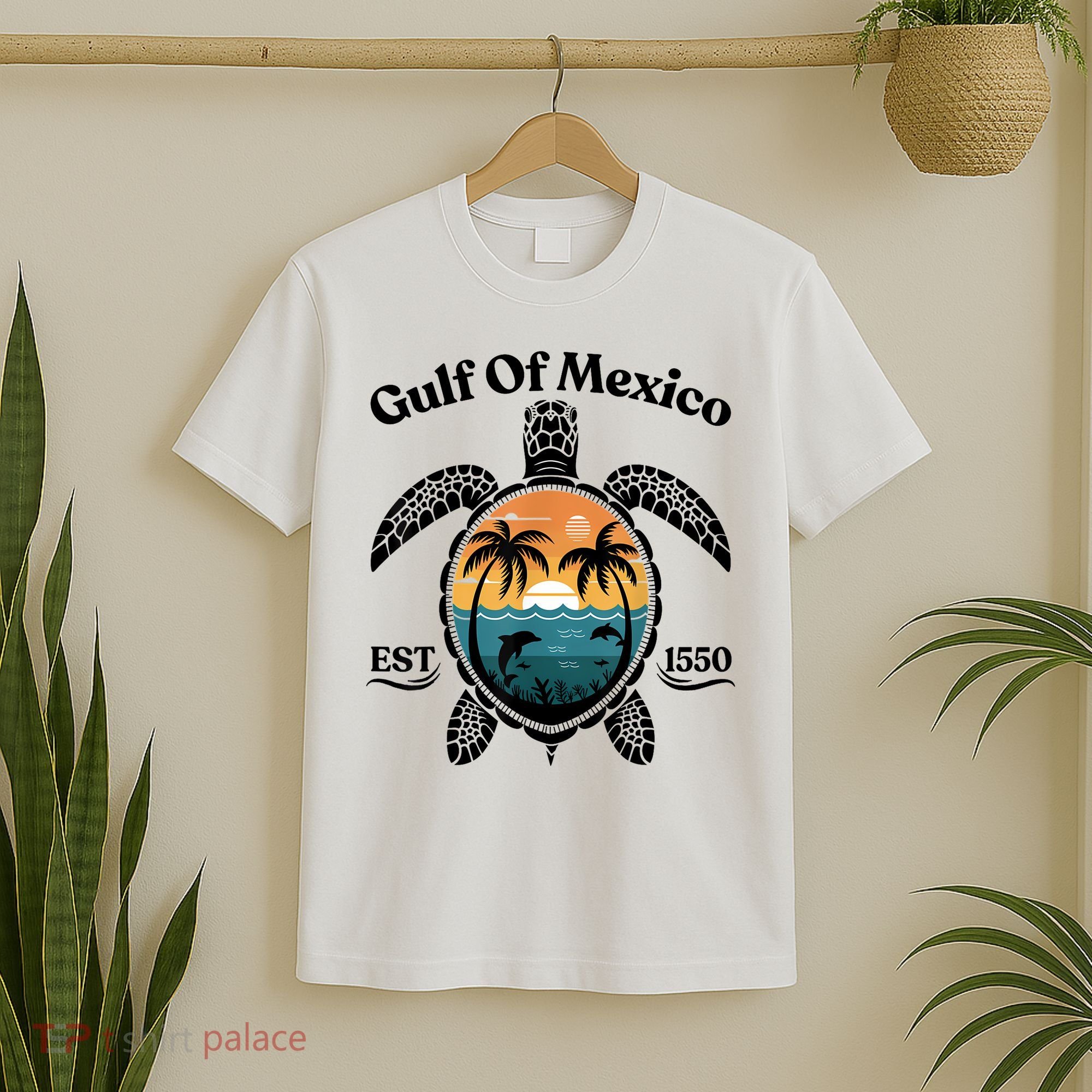 Gulf Of Mexico Turtle Est 1550 Gulf Of Mexico T-Shirt