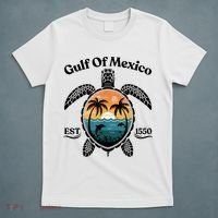 Gulf Of Mexico Turtle Est 1550 Gulf Of Mexico T-Shirt thumb 5
