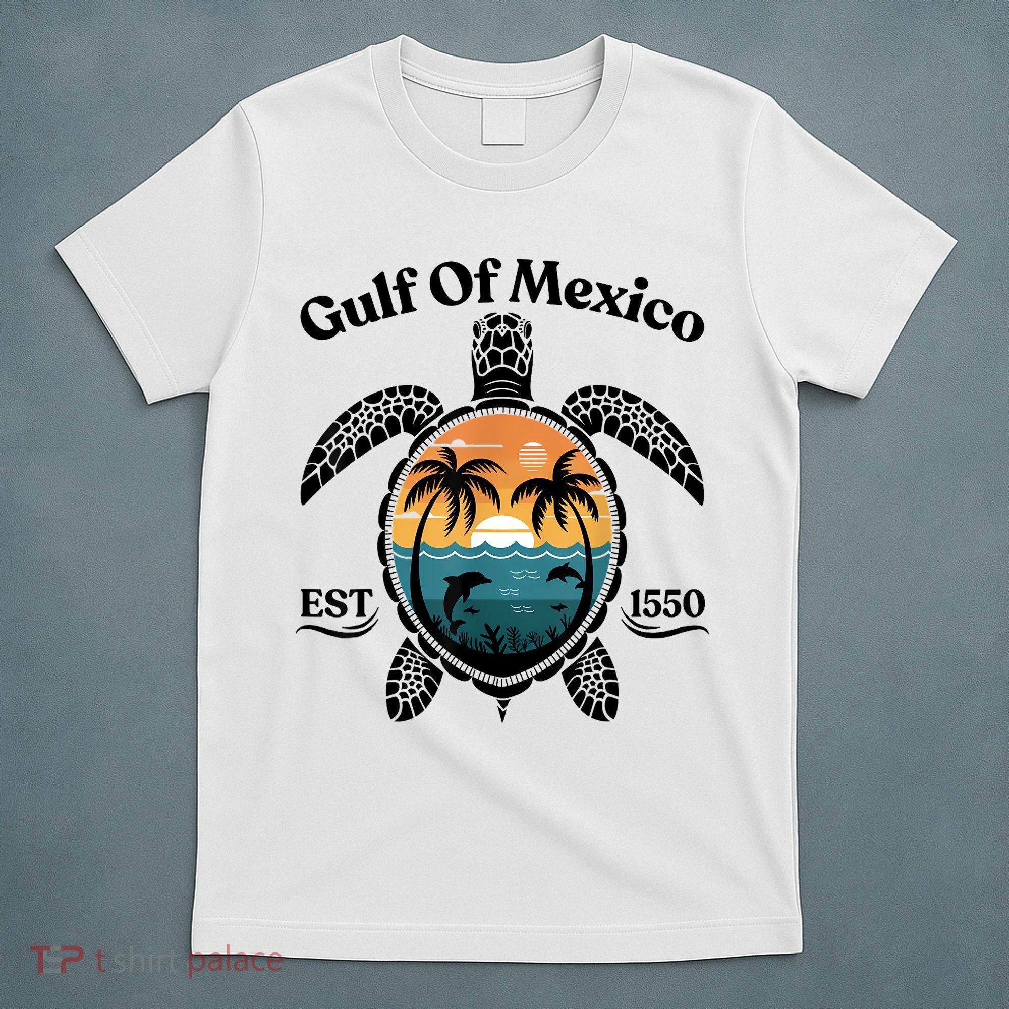 Gulf Of Mexico Turtle Est 1550 Gulf Of Mexico T-Shirt