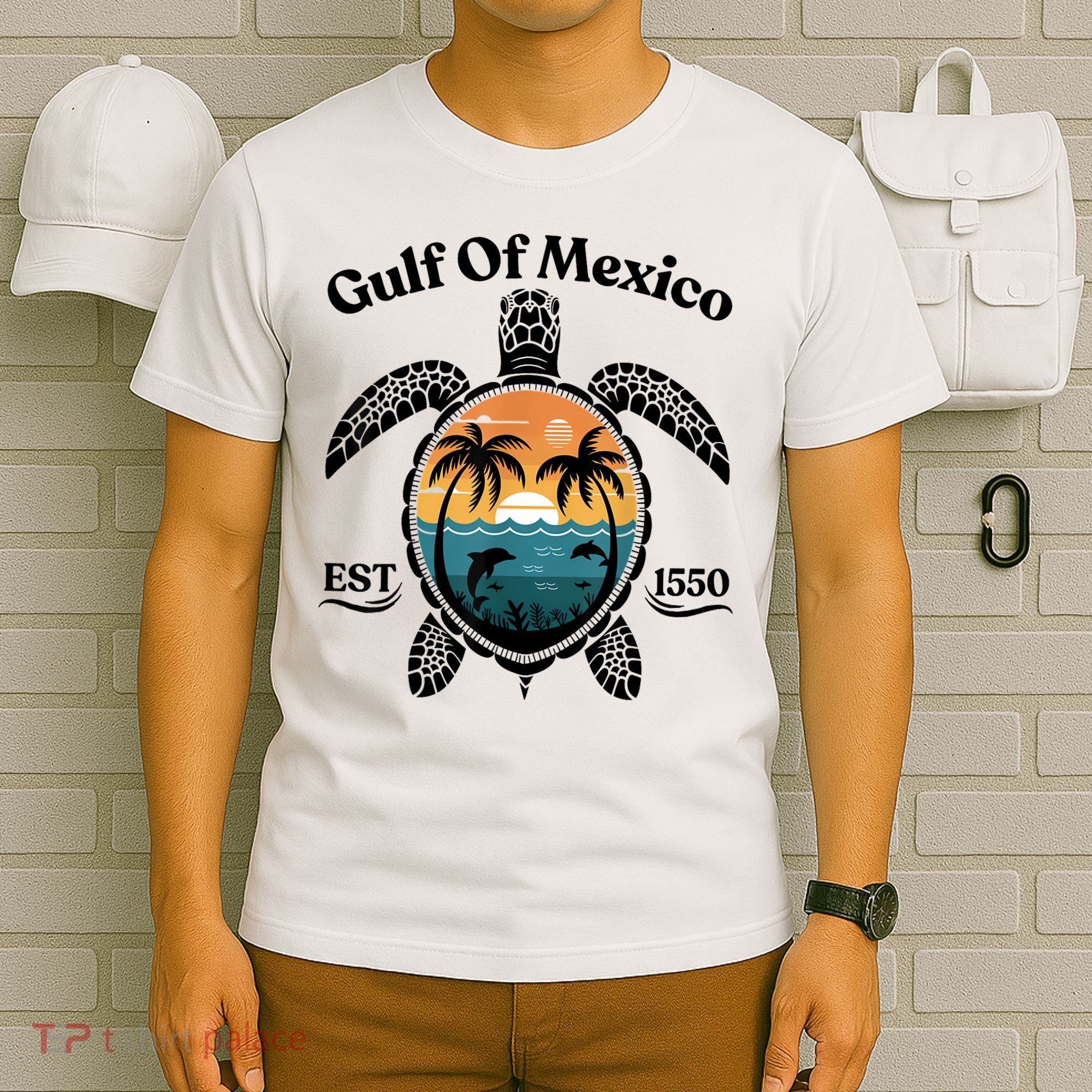 Gulf Of Mexico Turtle Est 1550 Gulf Of Mexico T-Shirt