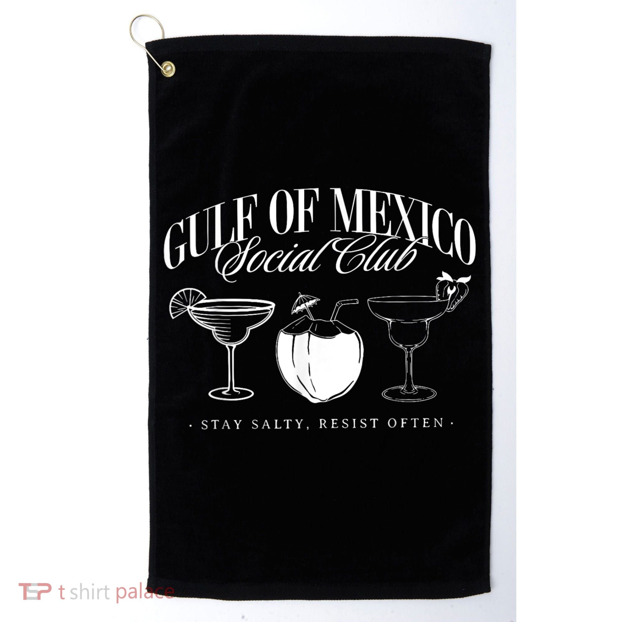 Gulf Of Mexico Social Club Golf Towel