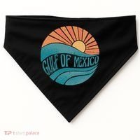 Gulf Of Mexico USA-Made Doggie Bandana thumb 0