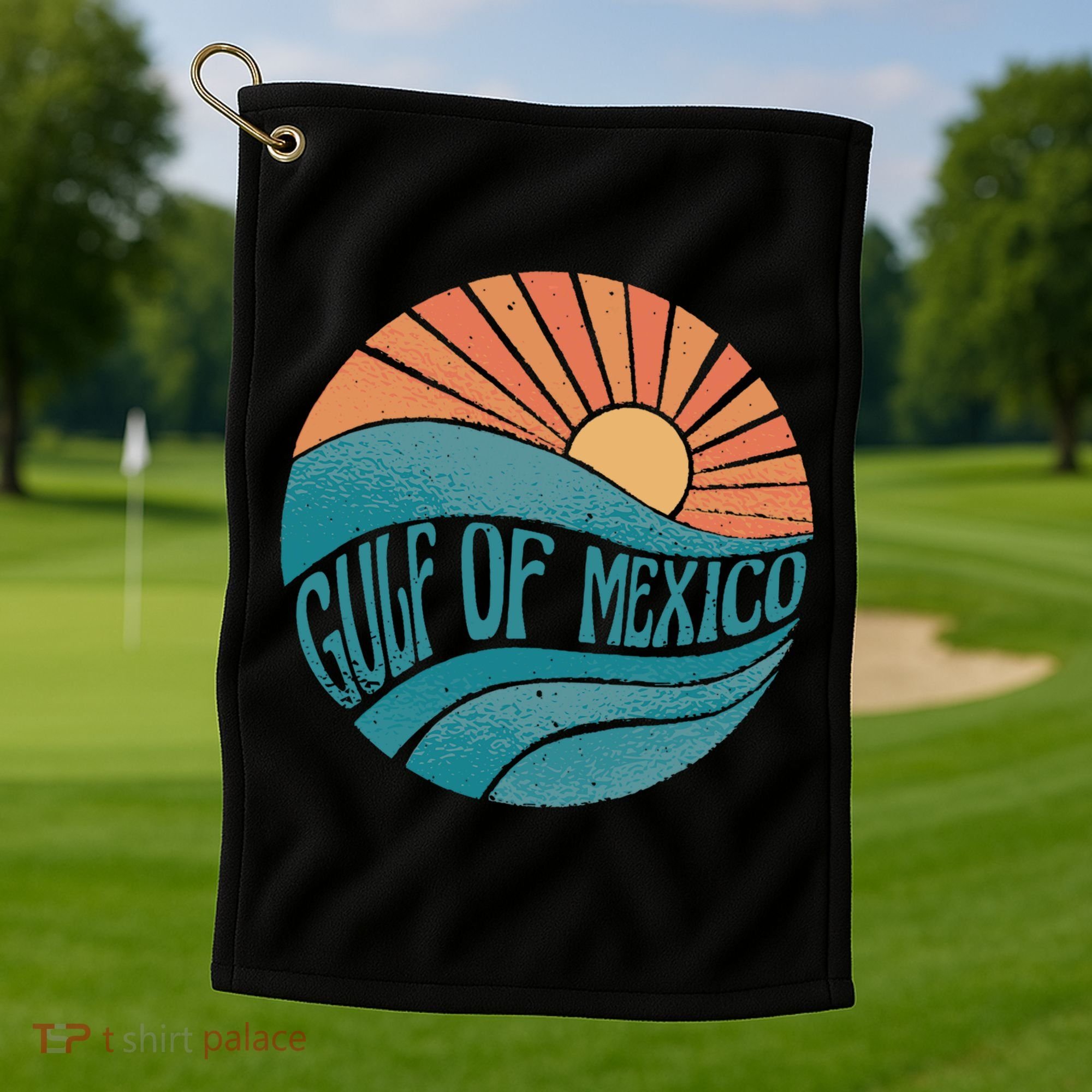 Gulf Of Mexico Golf Towel