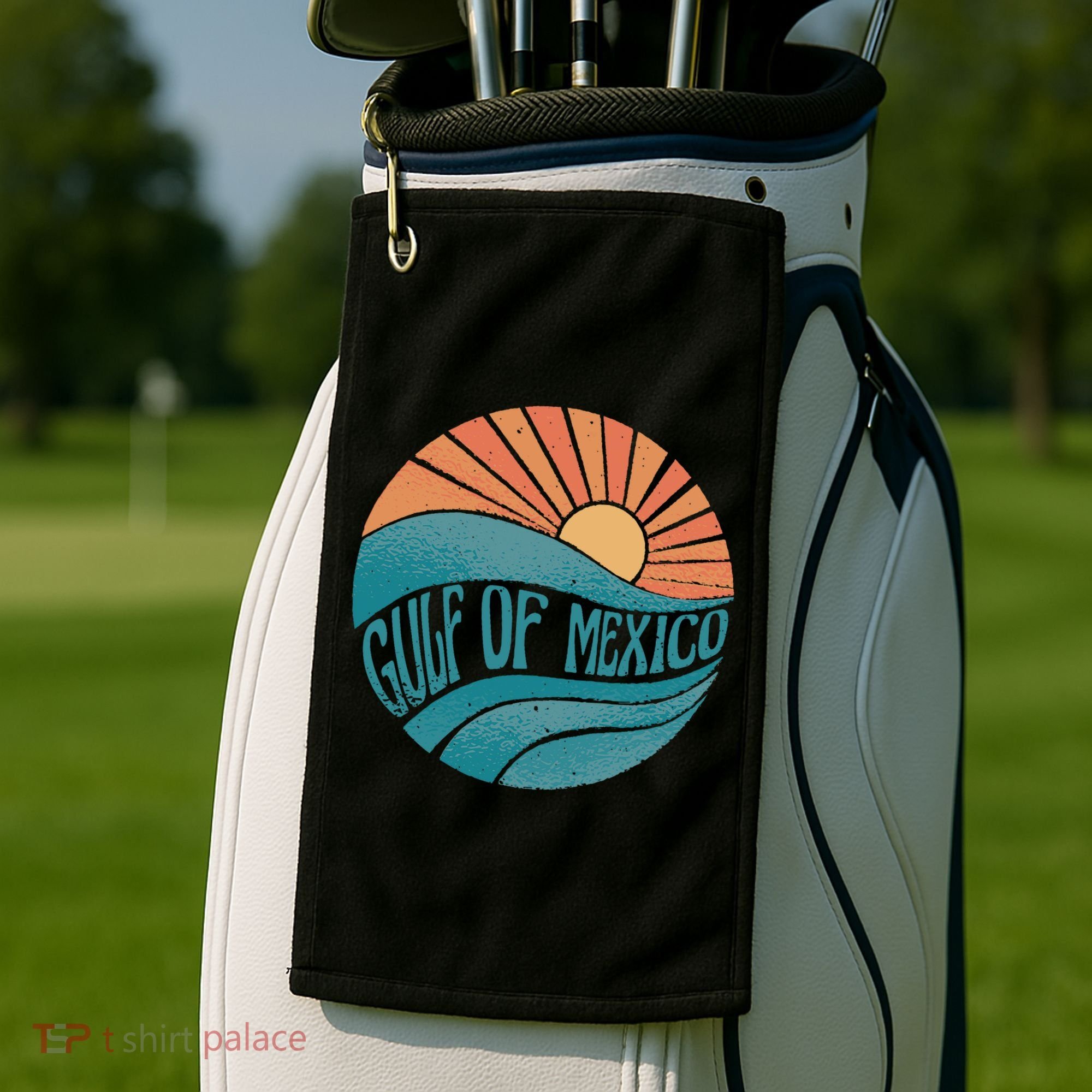 Gulf Of Mexico Golf Towel
