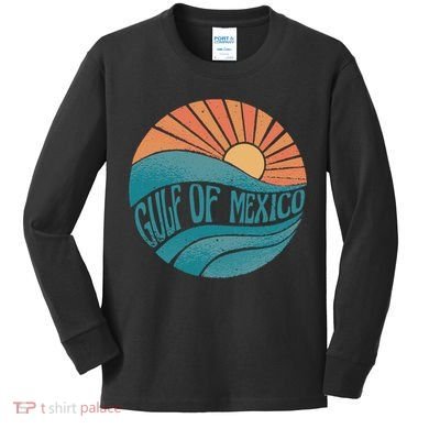 Gulf Of Mexico Kids Long Sleeve Shirt