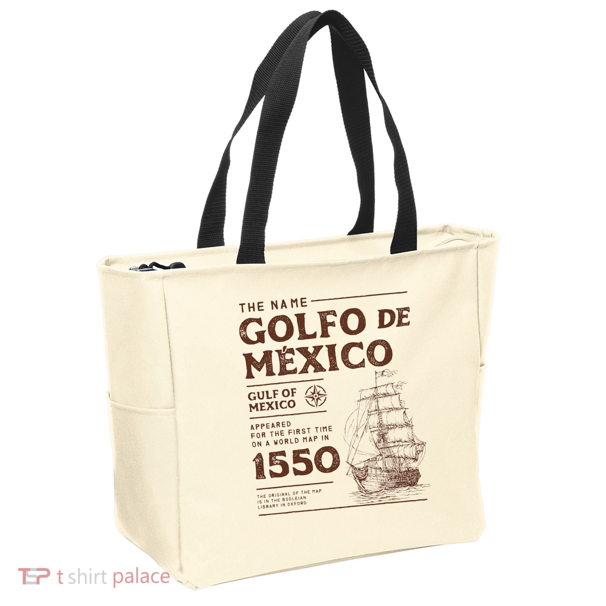 Gulf Of Mexico Name Origin 1550 Tote Bag