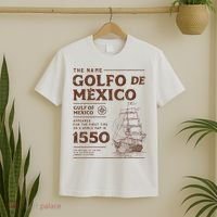 Gulf Of Mexico Name Origin 1550 T-Shirt thumb 2