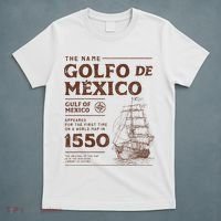 Gulf Of Mexico Name Origin 1550 T-Shirt thumb 5