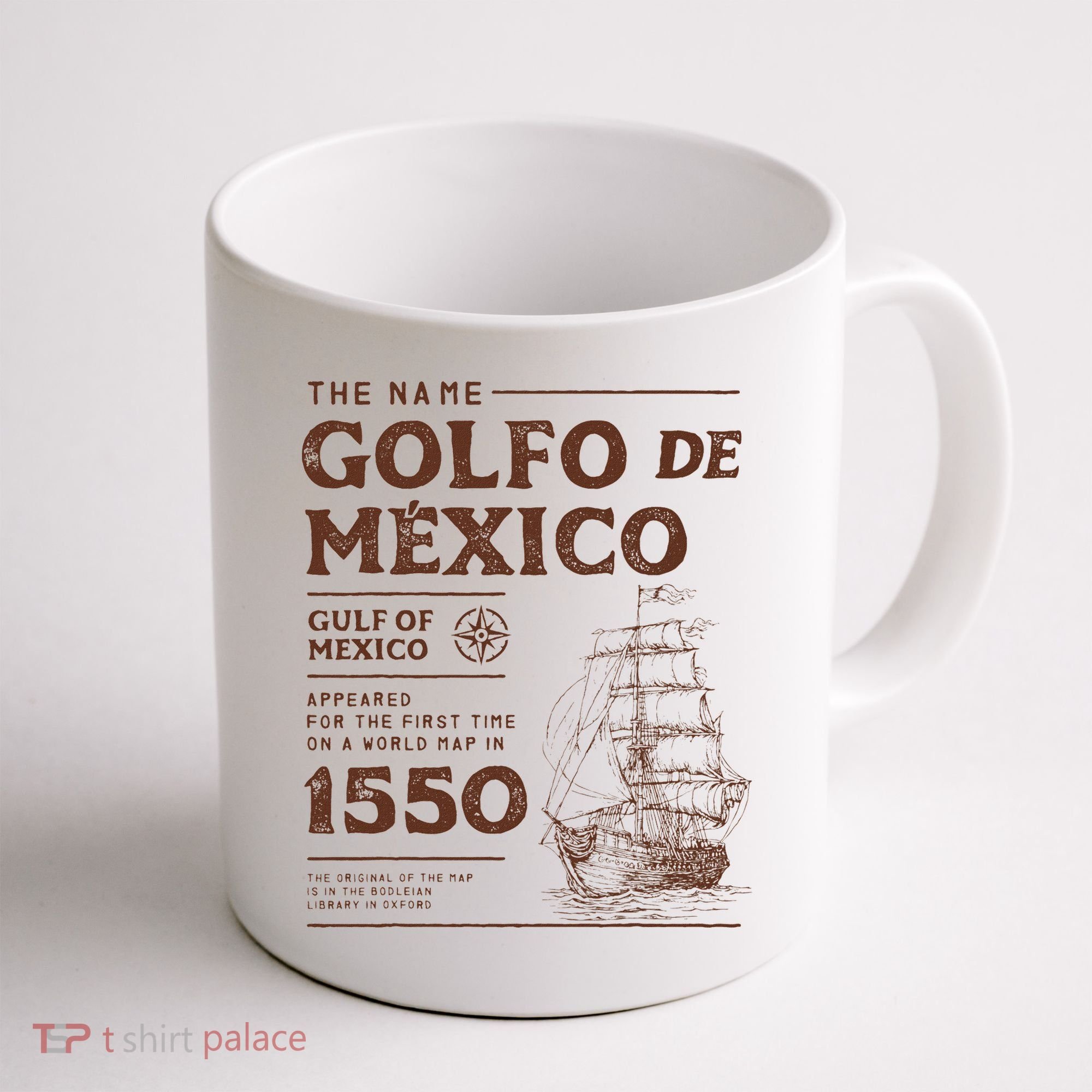 Gulf Of Mexico Name Origin 1550 Coffee Mug