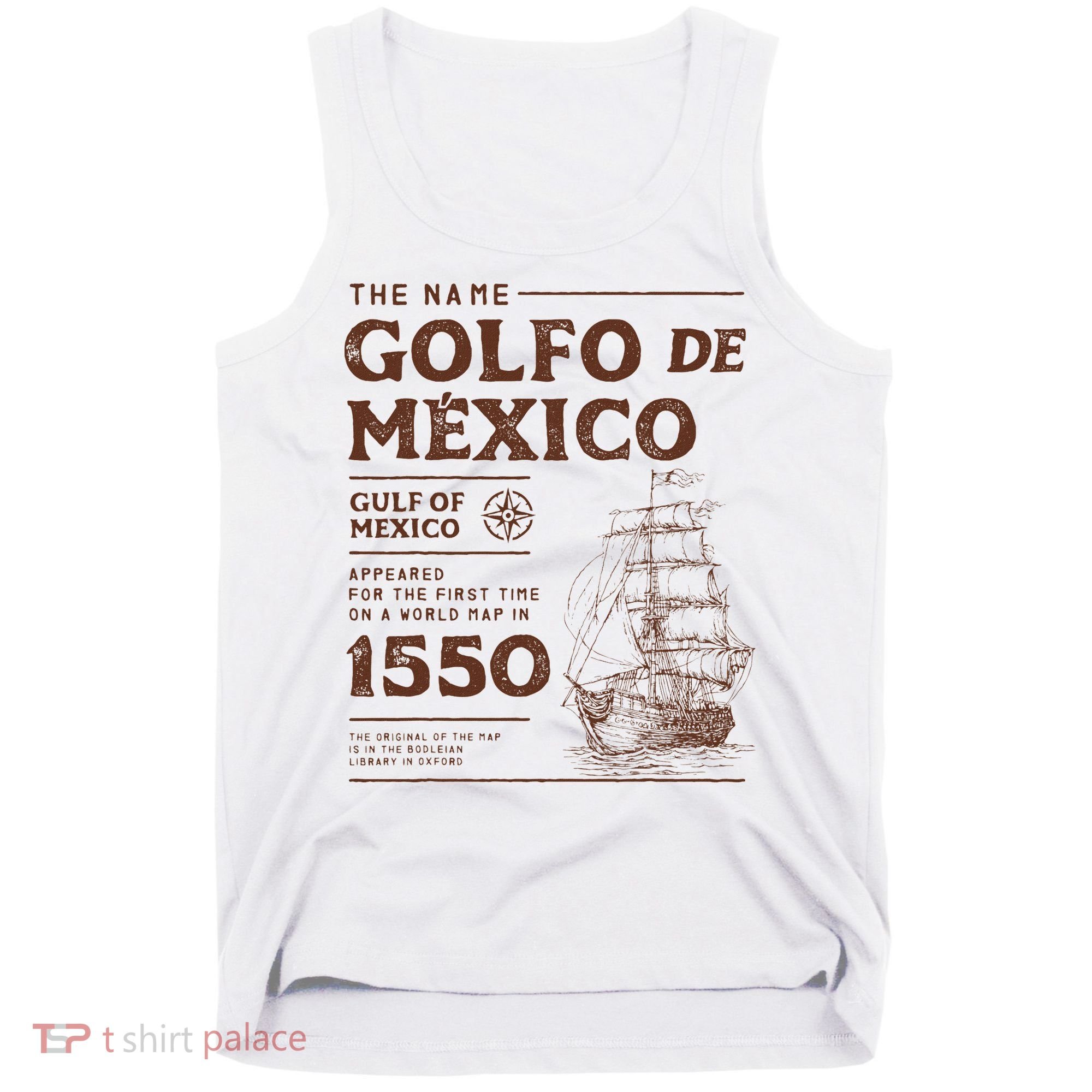 Gulf Of Mexico Name Origin 1550 Tank Top