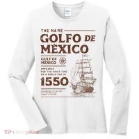 Gulf Of Mexico Name Origin 1550 Women's Long Sleeve Shirt thumb 0