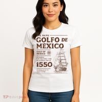 Gulf Of Mexico Name Origin 1550 Women's T-Shirt thumb 4