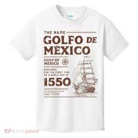Gulf Of Mexico Name Origin 1550 Kids T-Shirt thumb 0