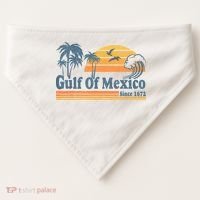 Gulf Of Mexico USA-Made Doggie Bandana thumb 0