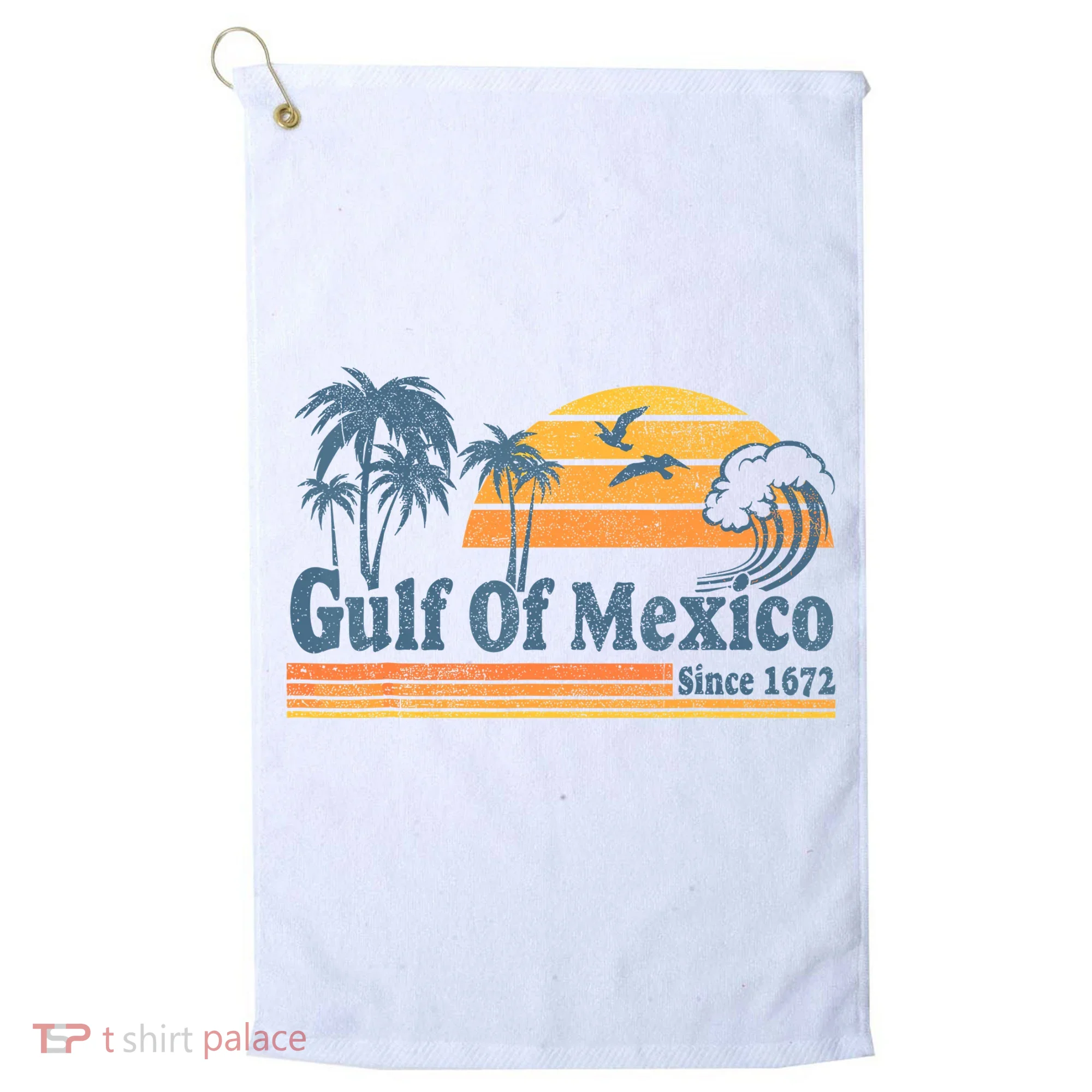 Gulf Of Mexico Golf Towel