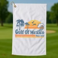 Gulf Of Mexico Golf Towel thumb 1