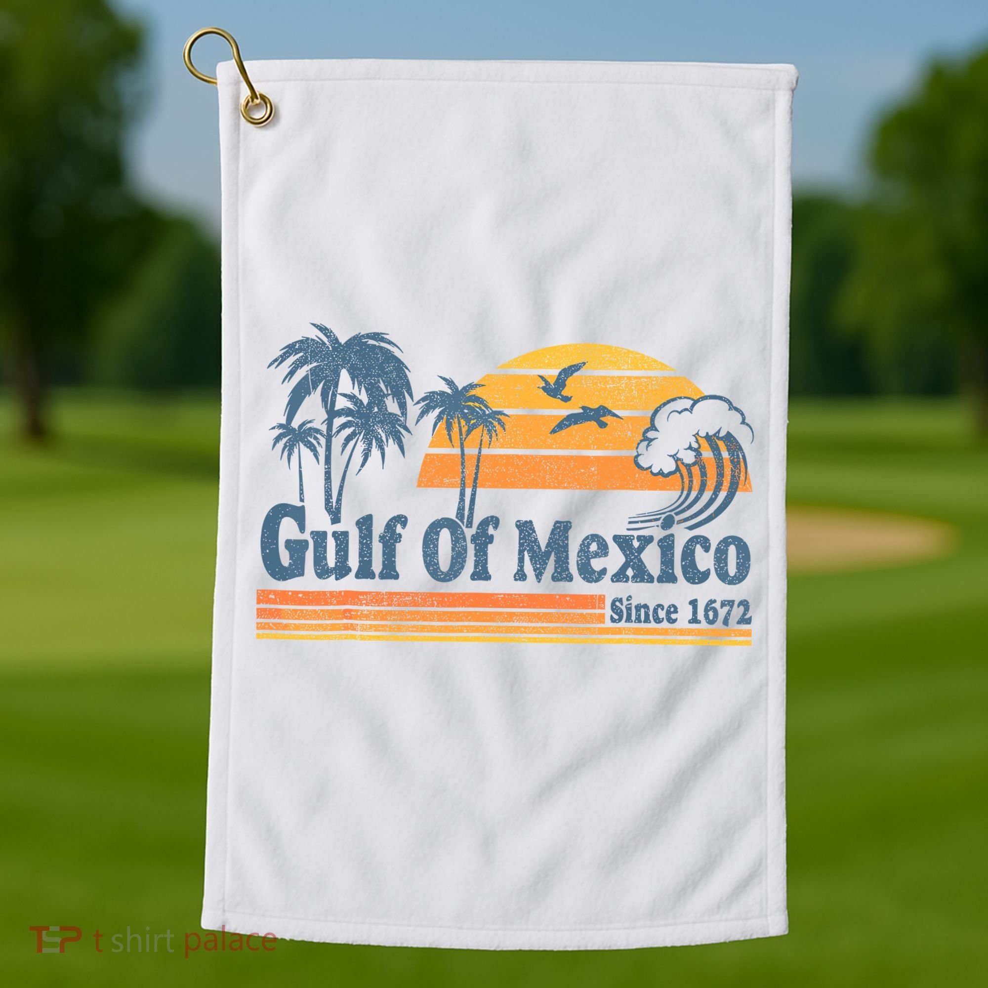 Gulf Of Mexico Golf Towel