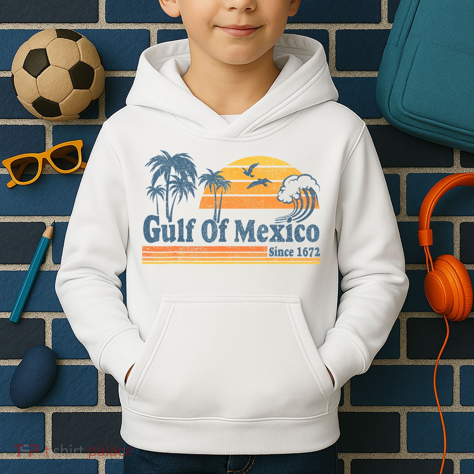 Gulf Of Mexico Kids Hoodie
