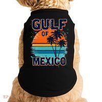 Gulf Of Mexico Since 1550 Retro Beach Doggie Tank thumb 0