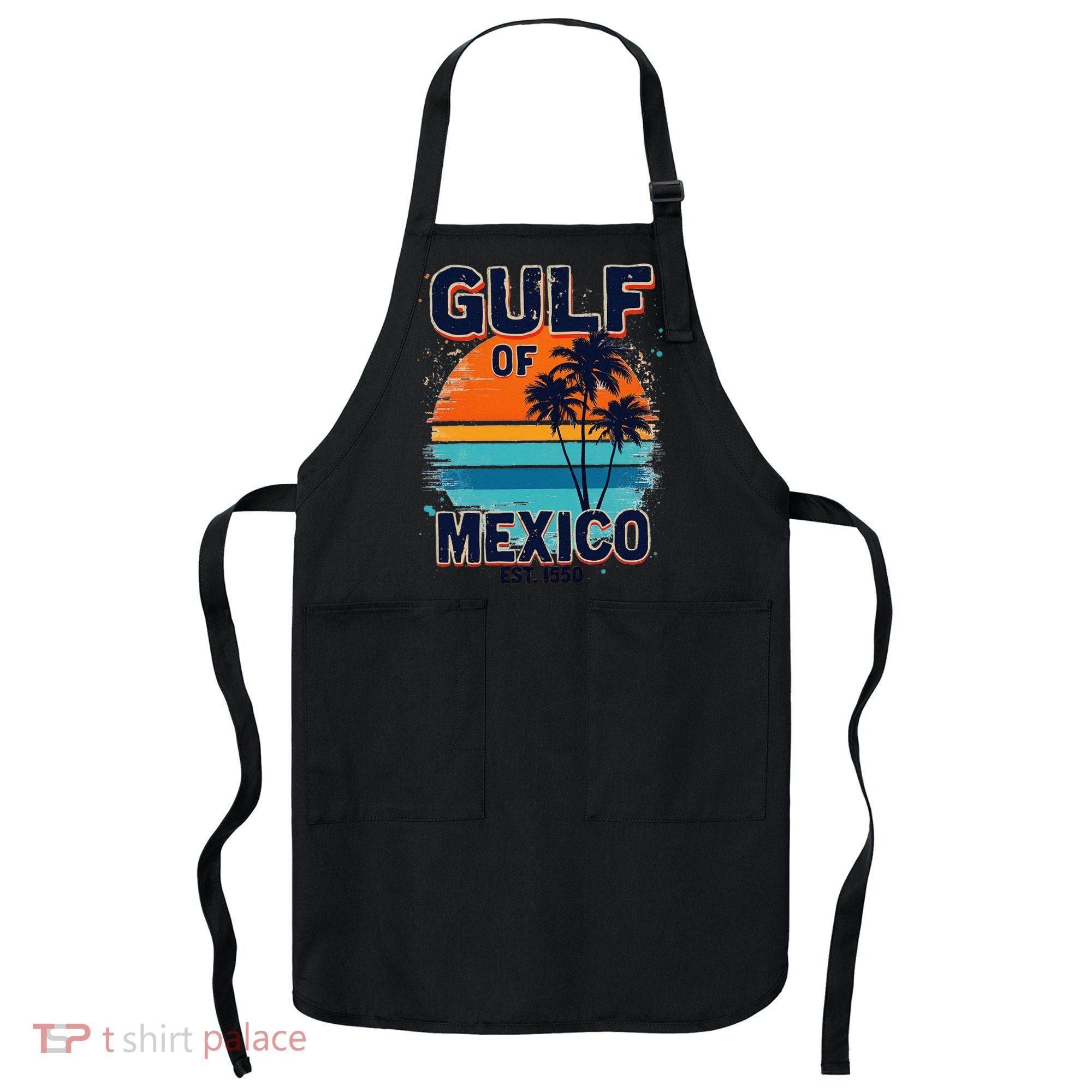 Gulf Of Mexico Since 1550 Retro Beach Apron