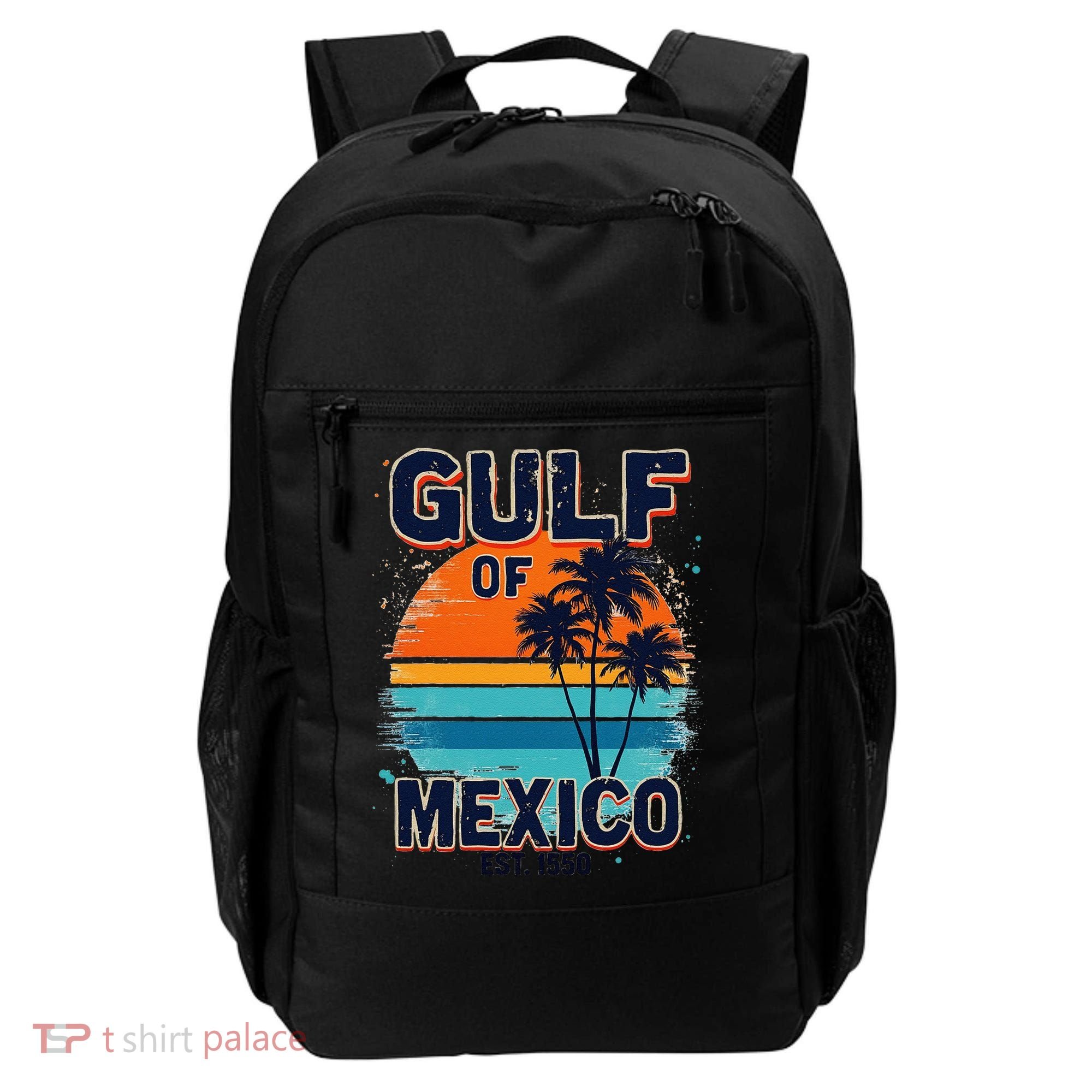 Gulf Of Mexico Since 1550 Retro Beach Backpack