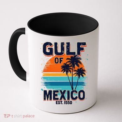 Gulf Of Mexico Since 1550 Retro Beach Coffee Mug