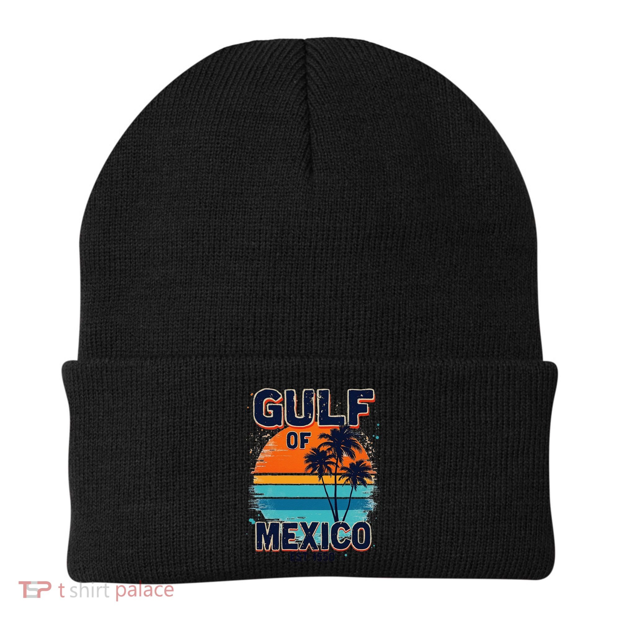Gulf Of Mexico Since 1550 Retro Beach Beanie