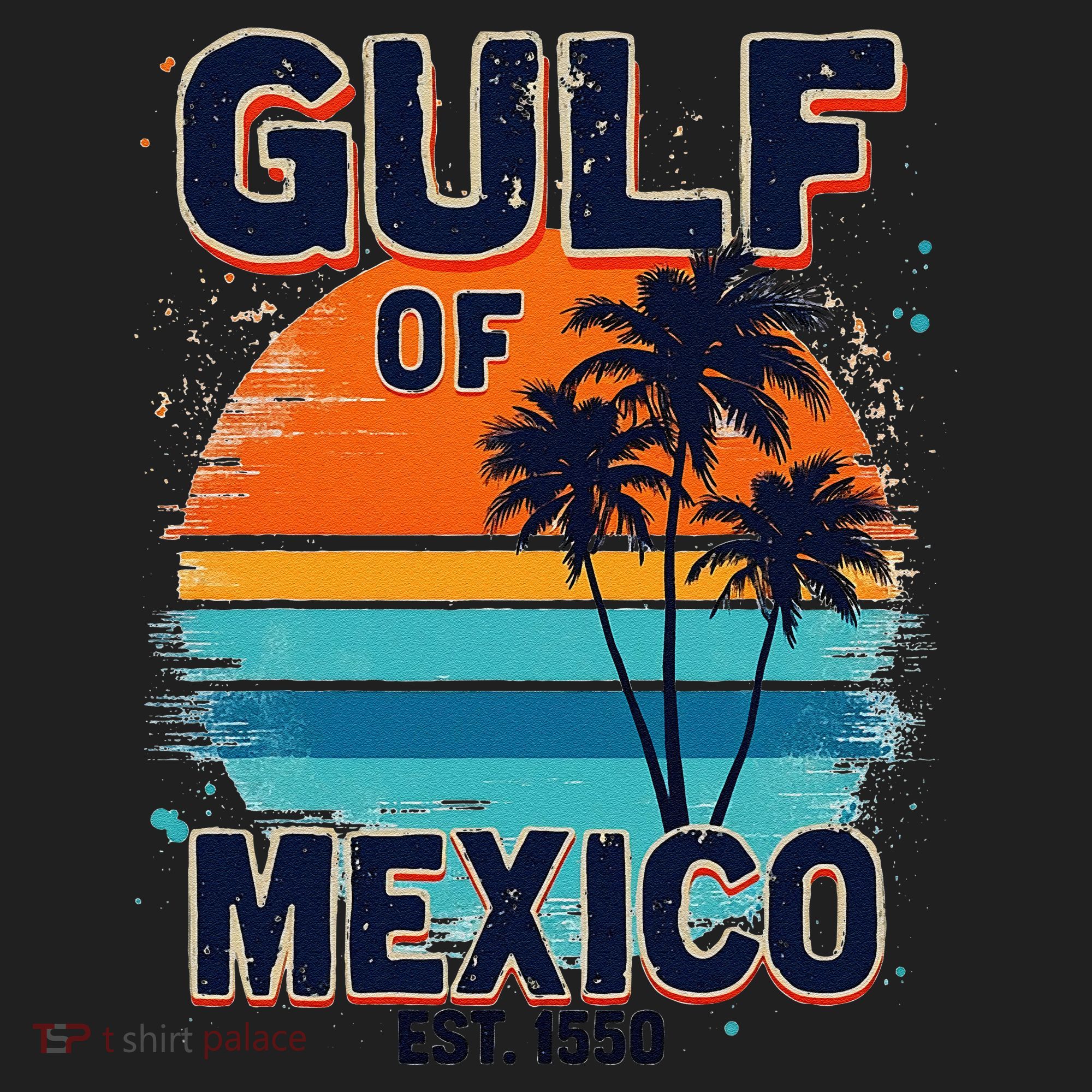 Gulf Of Mexico Since 1550 Retro Beach Beanie