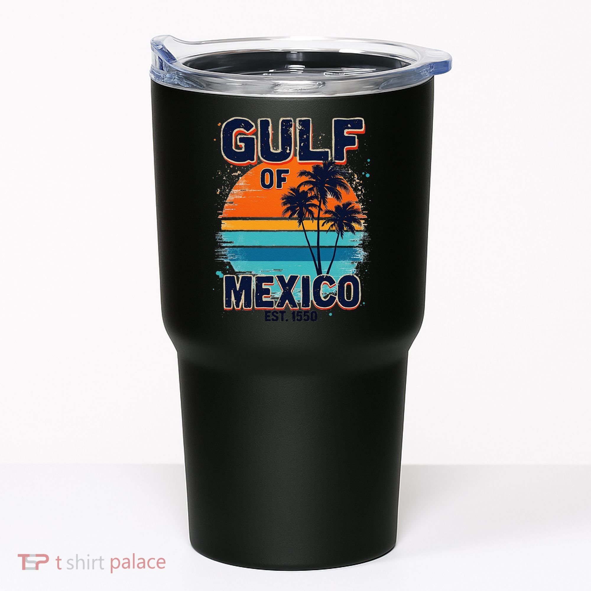 Gulf Of Mexico Since 1550 Retro Beach Tumbler