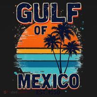 Gulf Of Mexico Since 1550 Retro Beach Women's Tank Top thumb 5
