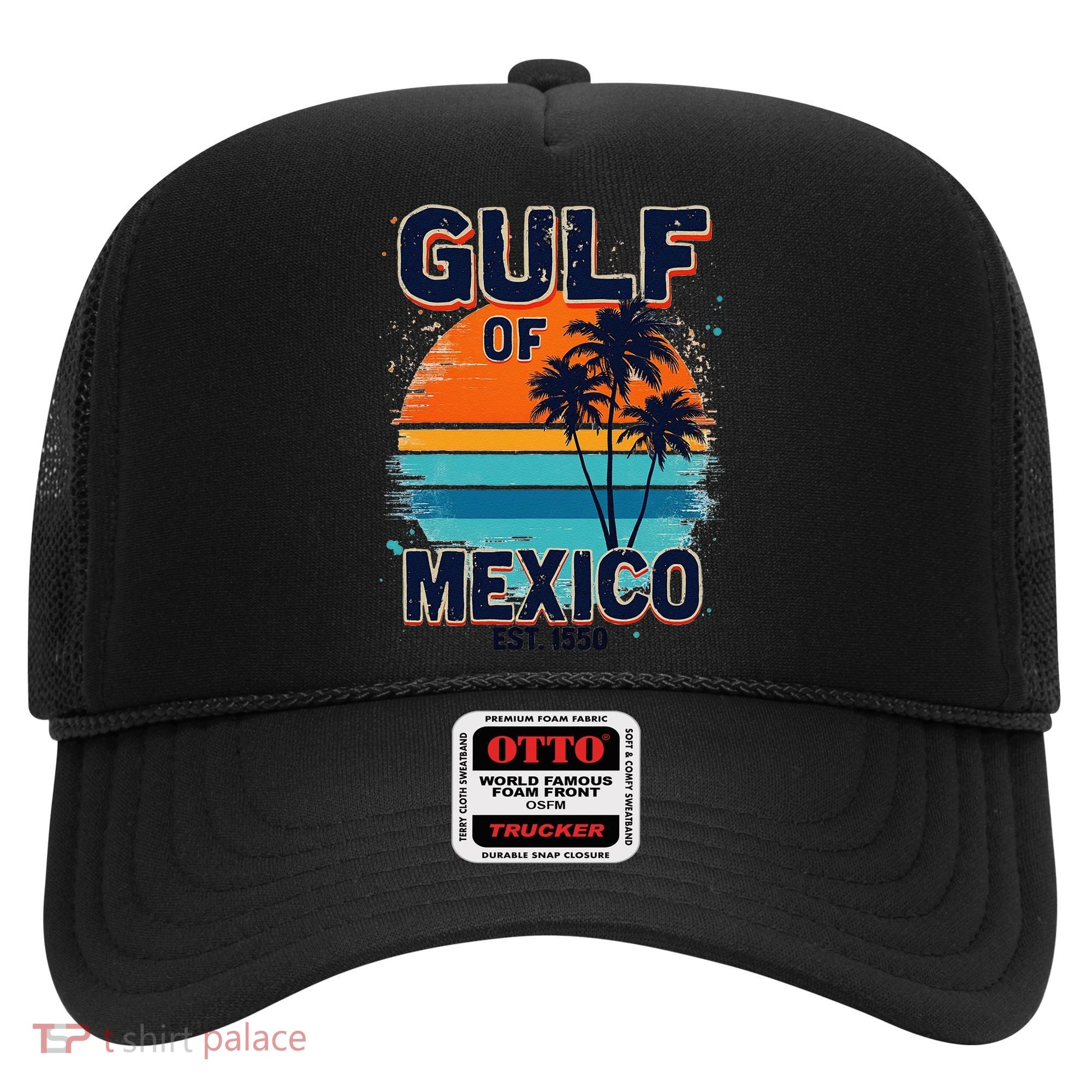Gulf Of Mexico Since 1550 Retro Beach Hat