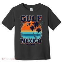 Gulf Of Mexico Since 1550 Retro Beach Toddler T-Shirt thumb 0