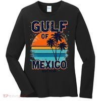 Gulf Of Mexico Since 1550 Retro Beach Women's Long Sleeve Shirt thumb 0