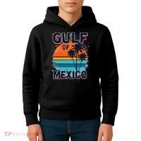 Gulf Of Mexico Since 1550 Retro Beach Kids Hoodie thumb 4