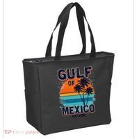 Gulf Of Mexico Since 1550 Retro Beach Tote Bag thumb 2